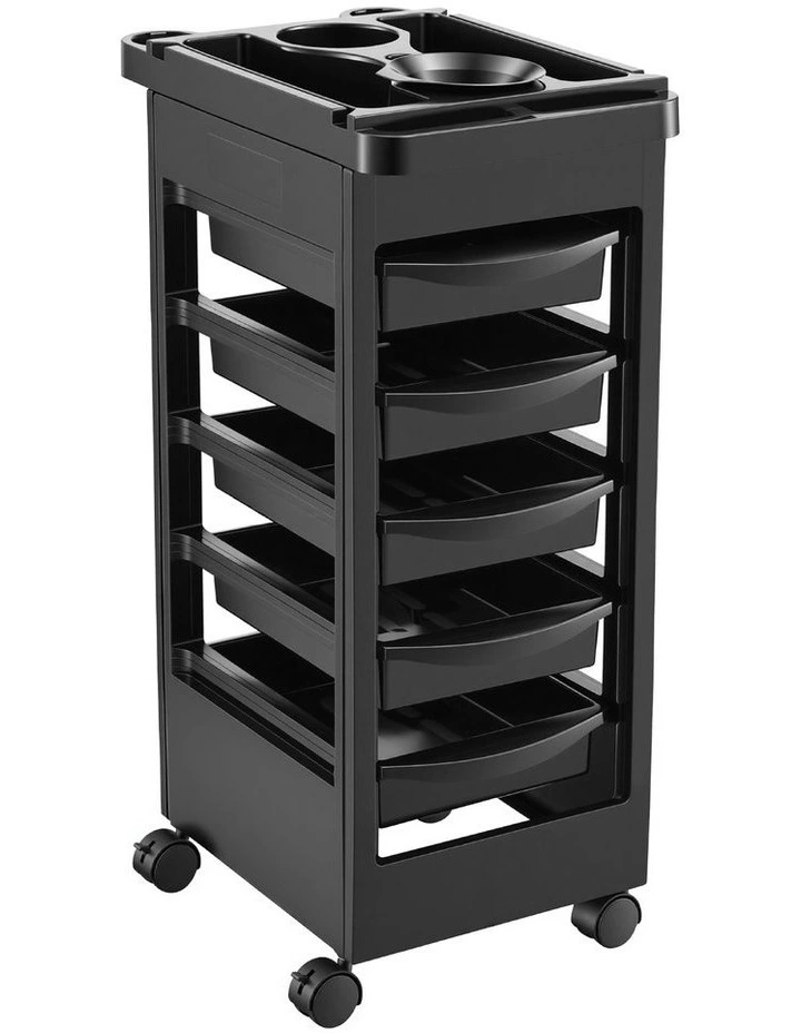 Embellir 6-Tier Salon Trolley Cart on Wheels Barber Mobile Hairdressing Cart image 3