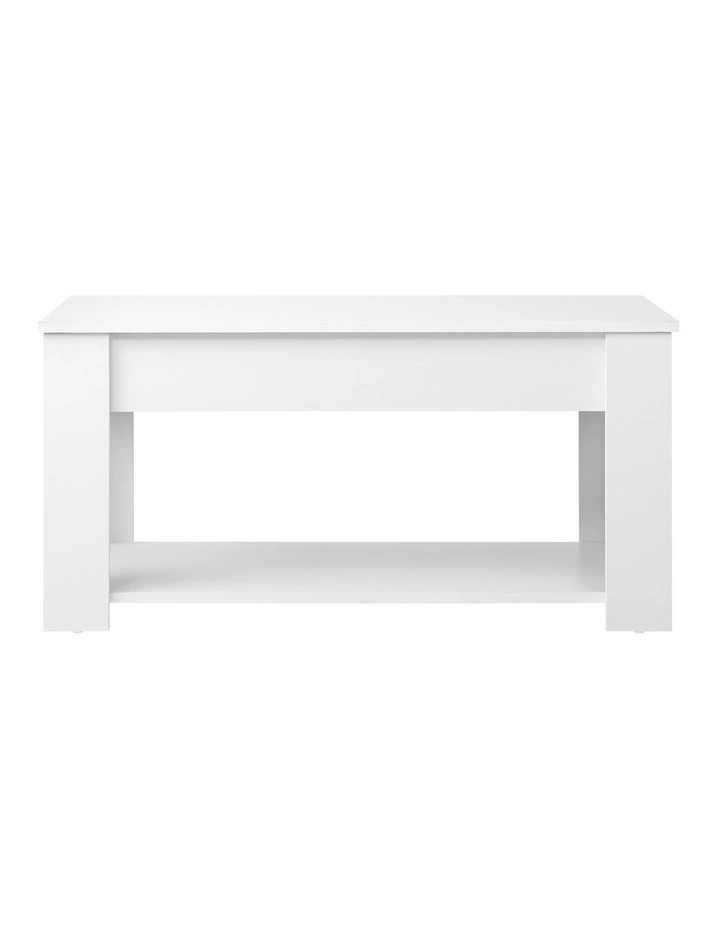 Oikiture Coffee Table Lift Up Top Modern Tables Hidden Book Storage White image 2