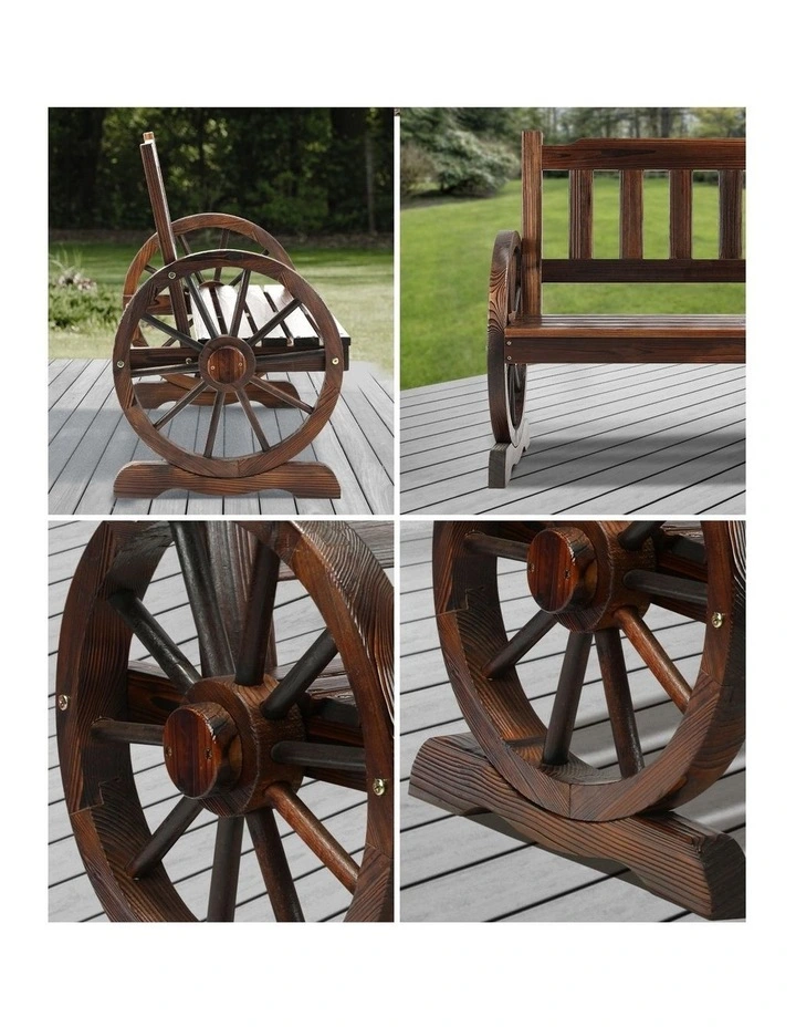 Livsip Outdoor Garden Bench Wagon Chairs image 6