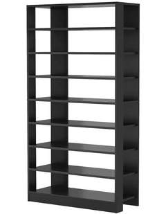 Oikiture Shoe Rack 9 Tiers Shelf Storage Cabinet Organiser 54 Pairs Black