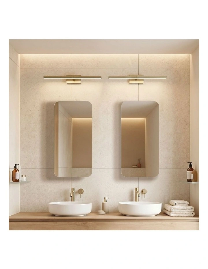 Welba Bathroom Mirror Cabinet Organiser 3-Tier Adjustable Shelves Makeup Natural image 7
