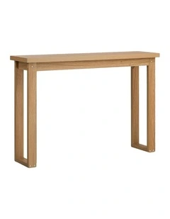Oikiture Console Table Narrow Hall Entryway Desk Sofa Table Display Shelf