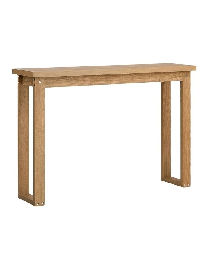 Oikiture Console Table Narrow Hall Entryway Desk Sofa Table Display Shelf image 1