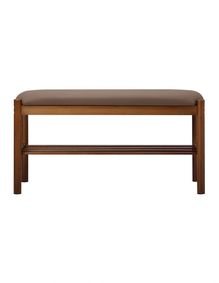 Oikiture Shoe Bench Bamboo Shoes Rack Cabinet Shelf Stool 80cm image 2