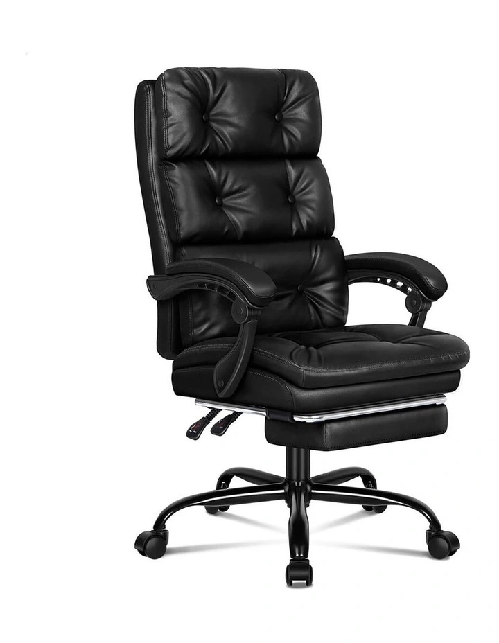 Office Chair Executive Computer PU Leather Seat Work Recliner Gaming image 1
