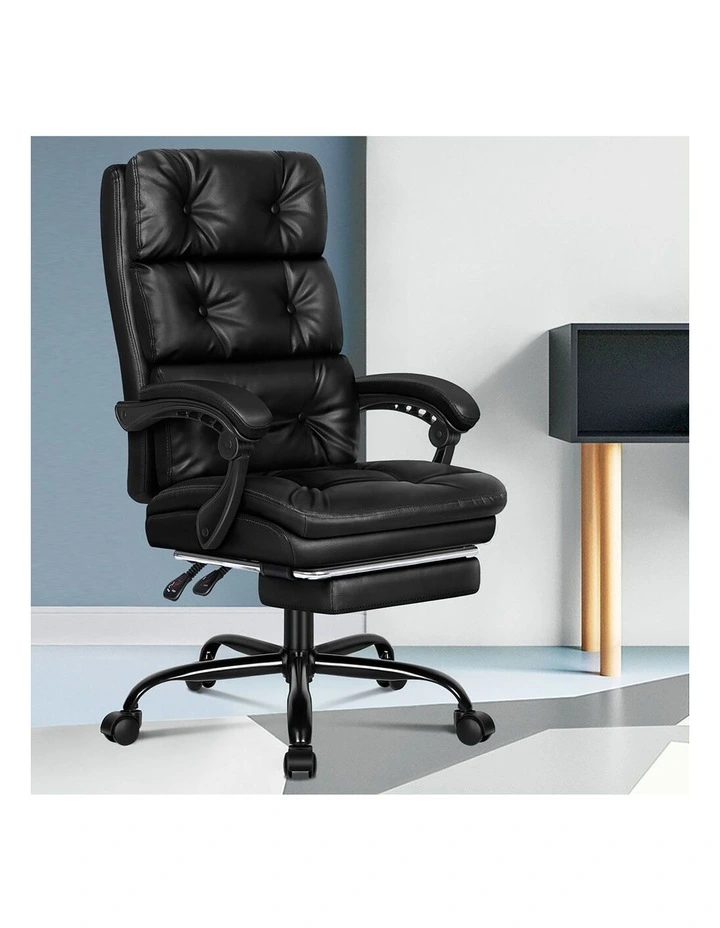 Office Chair Executive Computer PU Leather Seat Work Recliner Gaming image 2