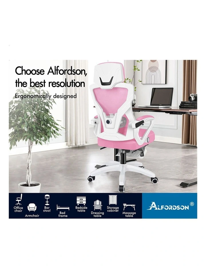Office Desk Chair Mesh Executive Computer Fabric Seat Recliner Work image 5