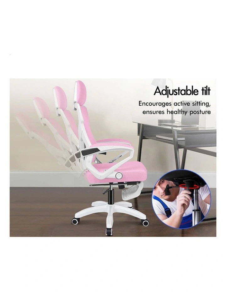 Office Desk Chair Mesh Executive Computer Fabric Seat Recliner Work image 6