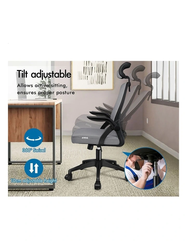 Mesh Office Chair Executive Seat Tilt Fabric Gaming Racing Computer image 4