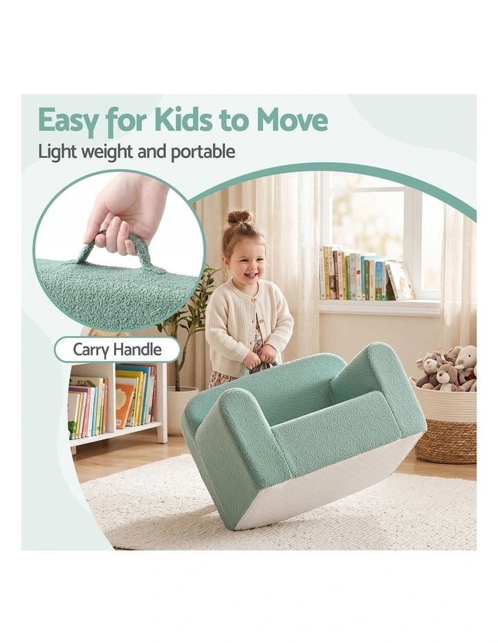 Artiss Sofa Foam Couch with Carry Handle Mint Green image 5