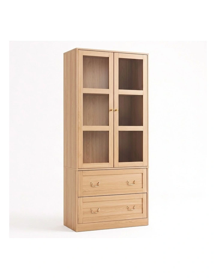 Artiss Buffet Sideboard Cabinet 180cm Hutch Storage Kitchen Drawer Door Wood image 1