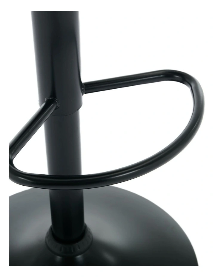 Set of 2 Modern Faux Leather Swivel Bar Stools, Bar Chairs with High Backrest in Brown Colour image 5