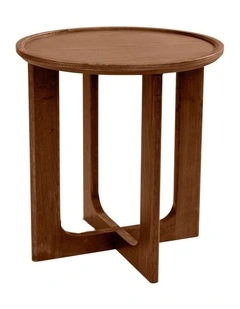 Sverre Side Table 40 cm Walnut