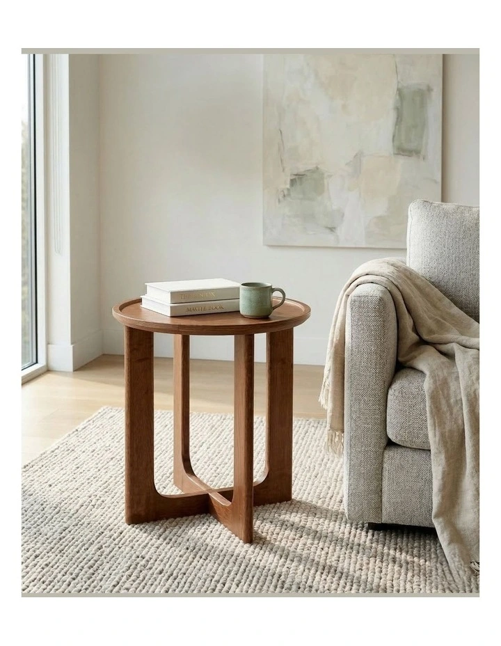 Sverre Side Table 40 cm Walnut image 2