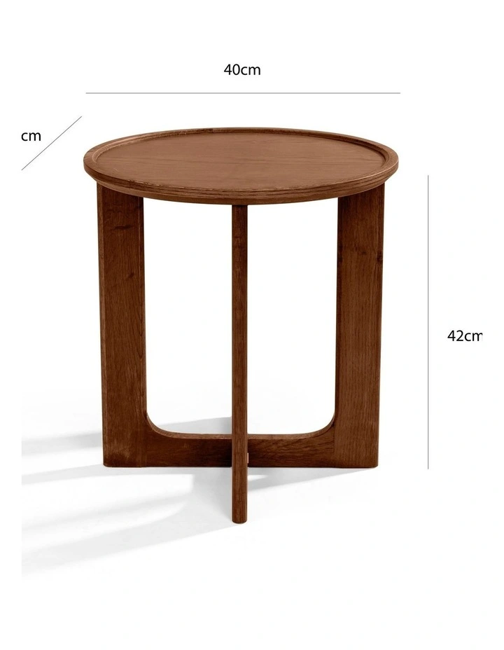 Sverre Side Table 40 cm Walnut image 3
