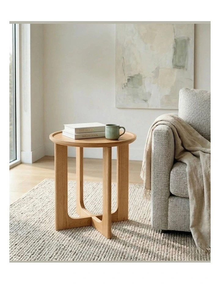 Sverre Oak Side Table 40 cm image 2