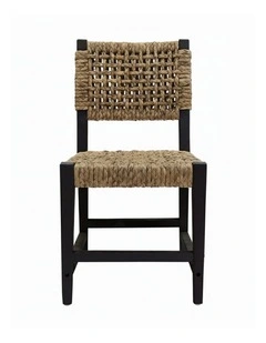 Oliver Coastal Dining Chair Black
