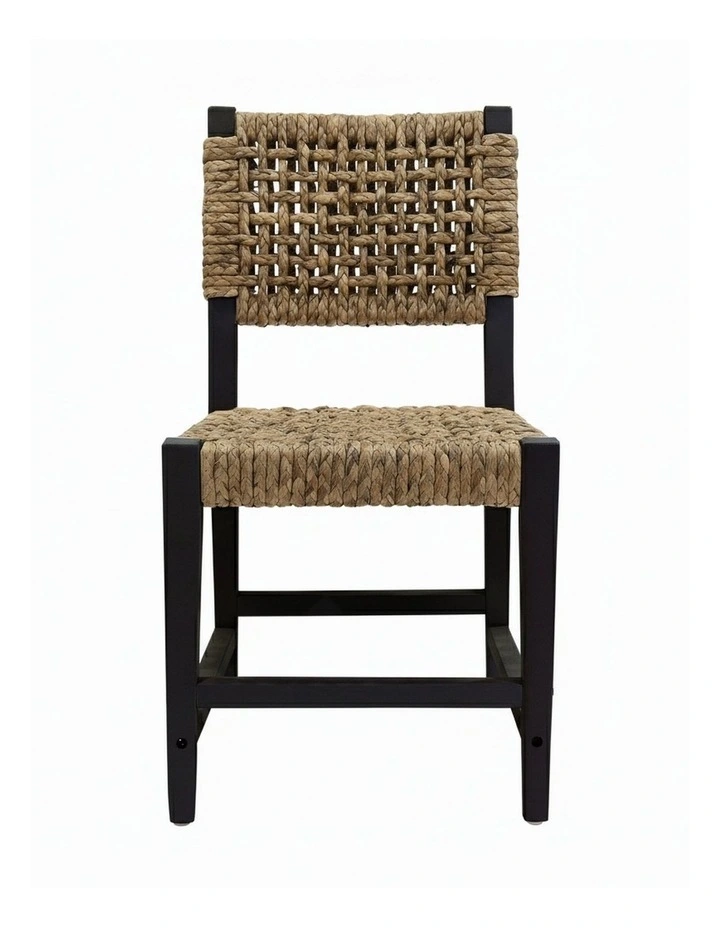 Oliver Coastal Dining Chair Black image 1
