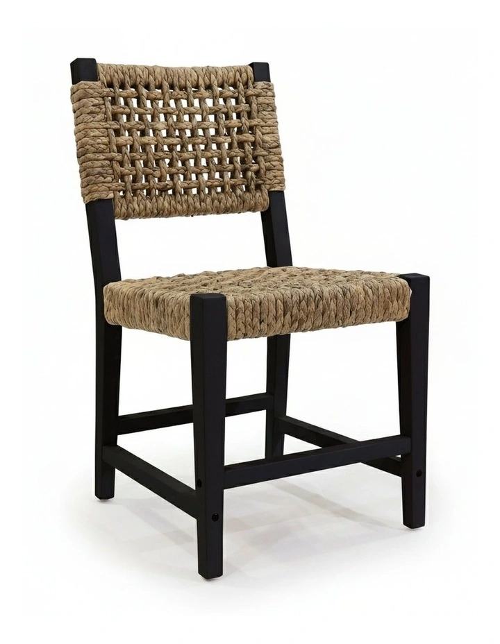 Oliver Coastal Dining Chair Black image 2