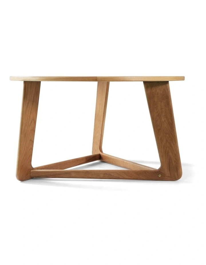 Andreas Oak Triangle Leg Coffee Table 80cm image 4