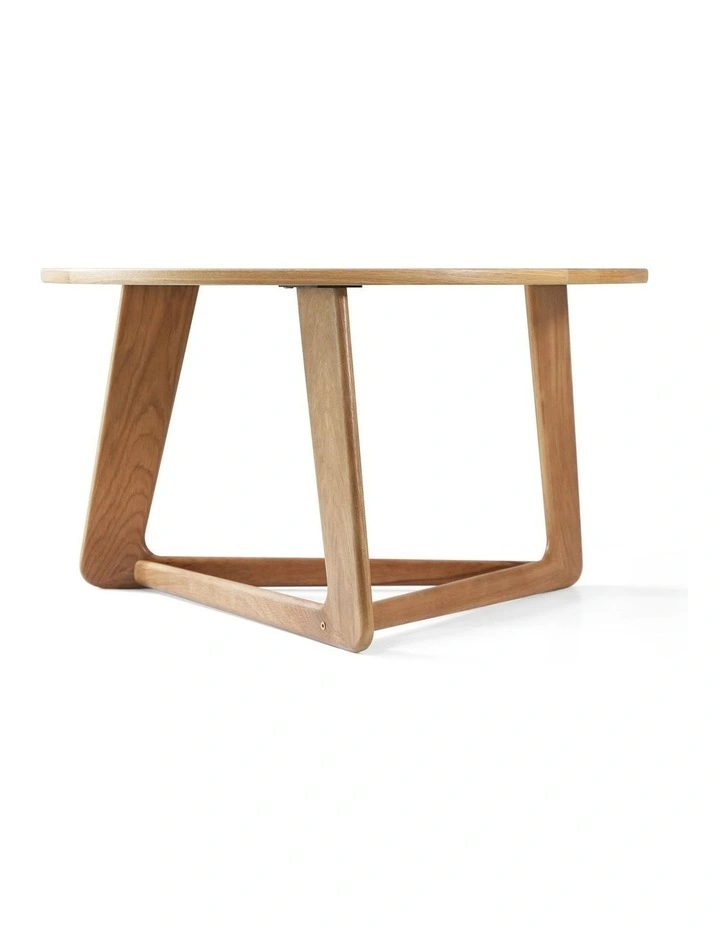 Andreas Oak Triangle Leg Coffee Table 80cm image 6