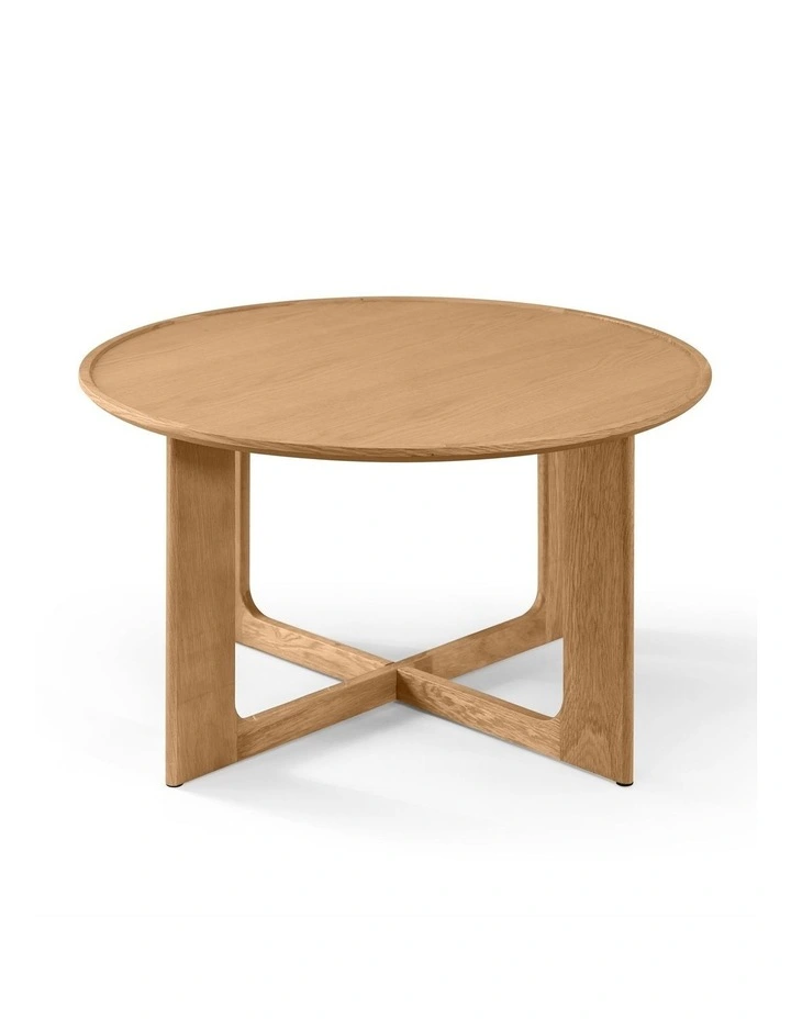 Sverre Oak Round Coffee Table 80cm image 3