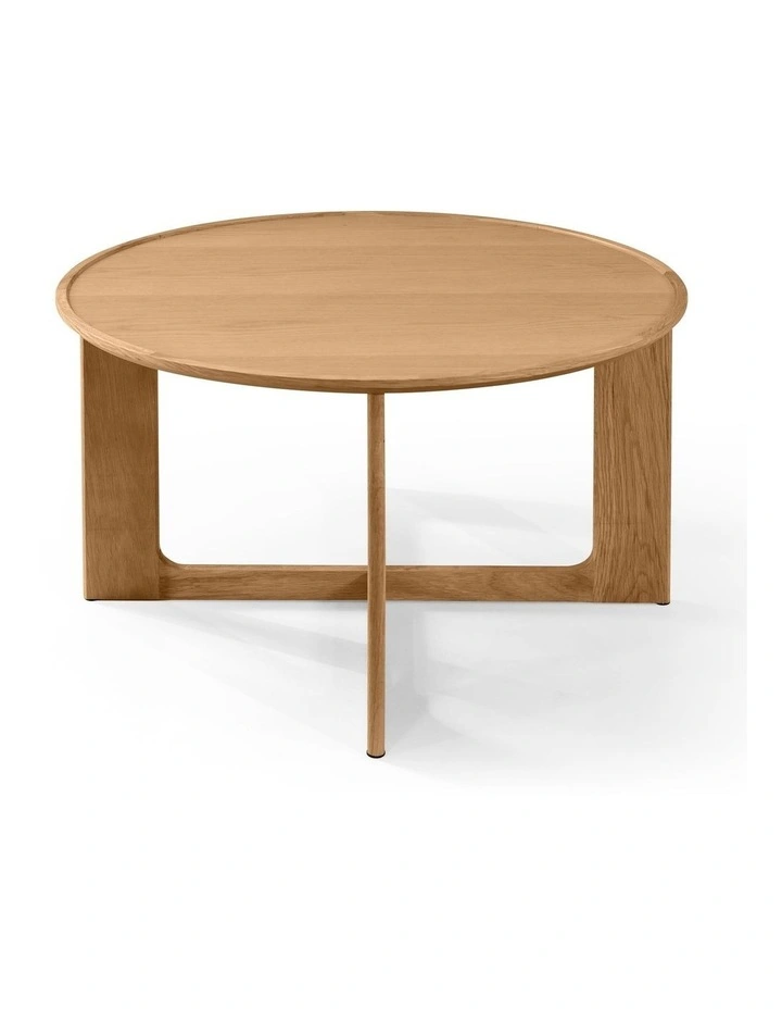 Sverre Oak Round Coffee Table 80cm image 5