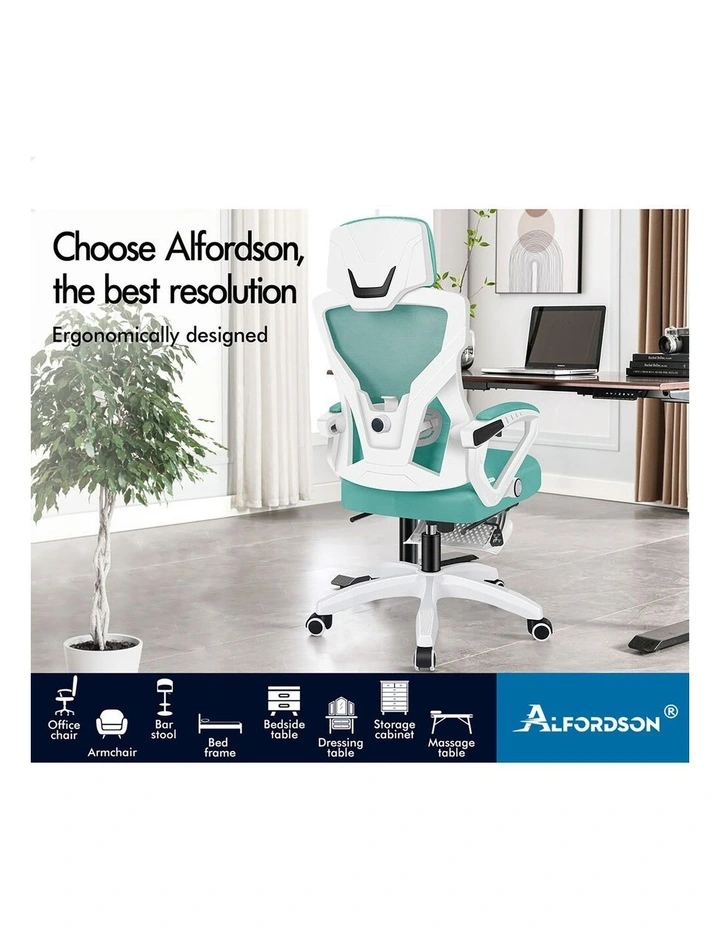 Office Desk Chair Mesh Executive Computer Fabric Seat Recliner Work image 4