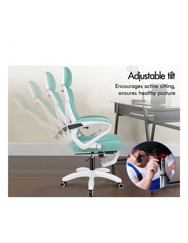 Office Desk Chair Mesh Executive Computer Fabric Seat Recliner Work image 7