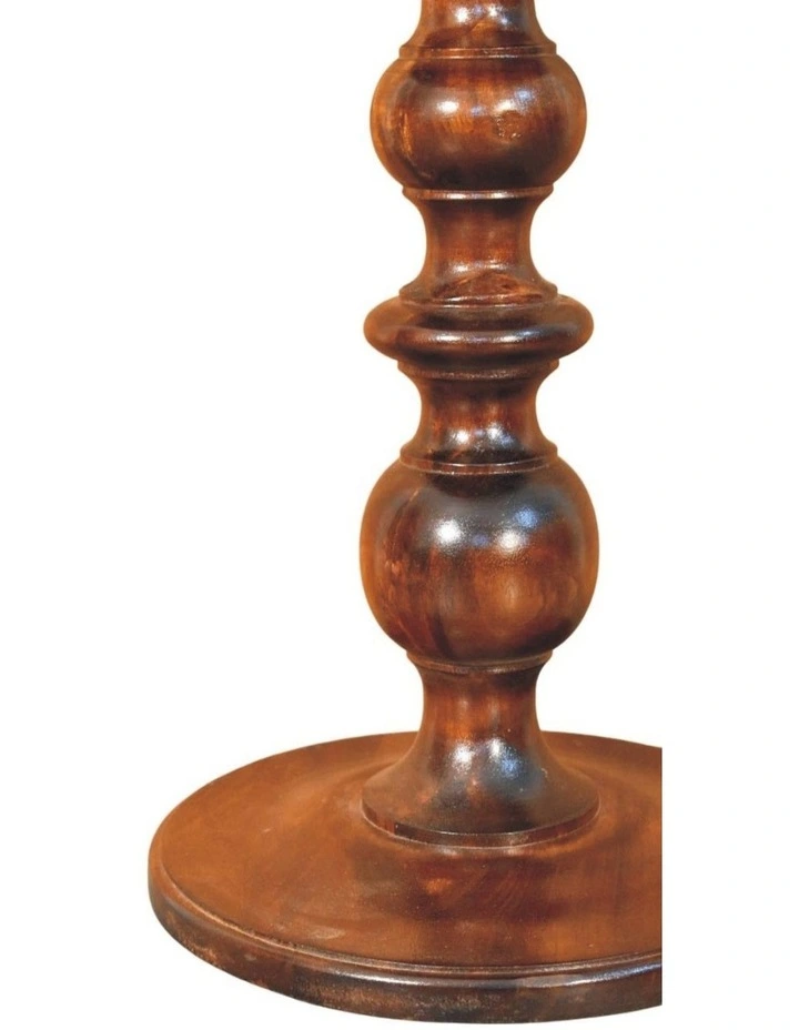 Artisan Furniture Solid Wood Bellmont Marble-Top Side Table, Brown & White image 6