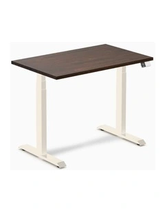 Desky Dual Rubberwood Sit Stand Desk