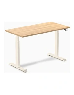Desky Dual Melamine Sit Stand Desk