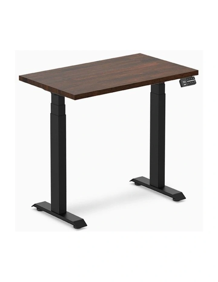 Desky Dual Mini Rubberwood Sit Stand Desk image 1
