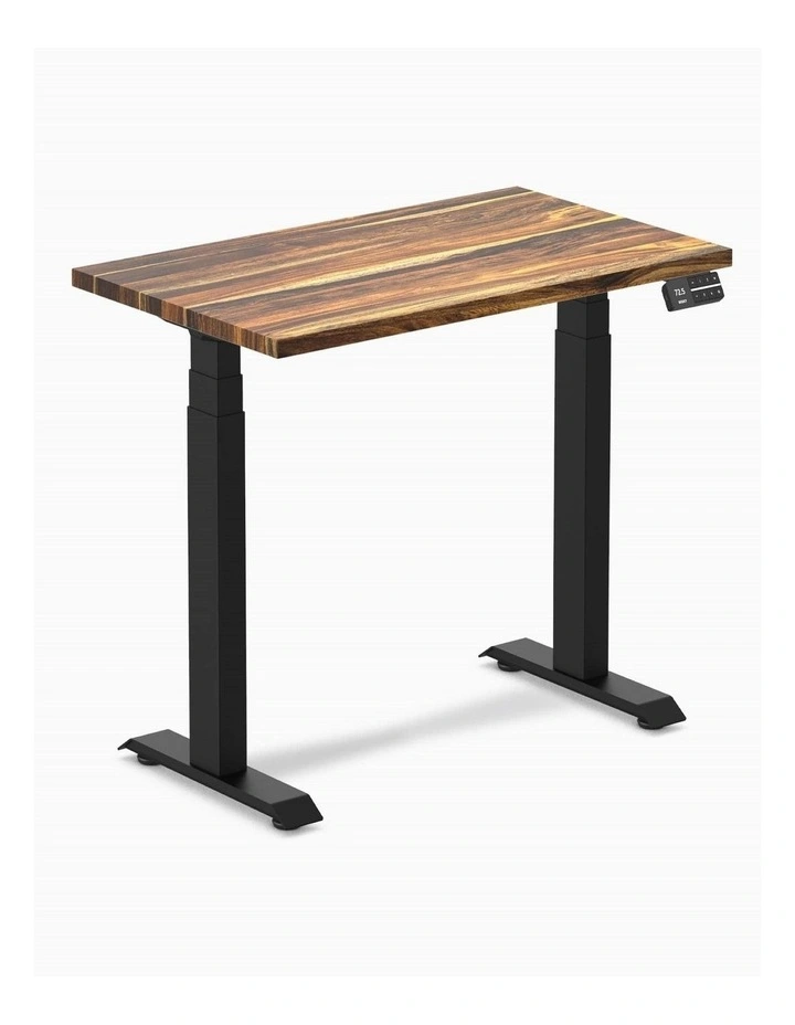 Desky Dual Mini Hardwood Sit Stand Desk image 1
