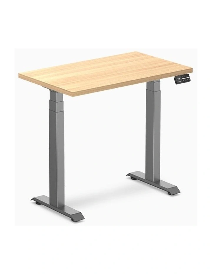 Desky Dual Mini Hardwood Sit Stand Desk image 1