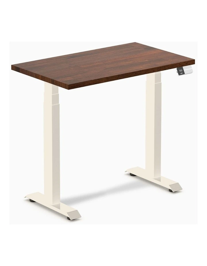 Desky Dual Mini Rubberwood Sit Stand Desk image 1