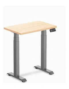 Desky Dual Mini Hardwood Sit Stand Desk