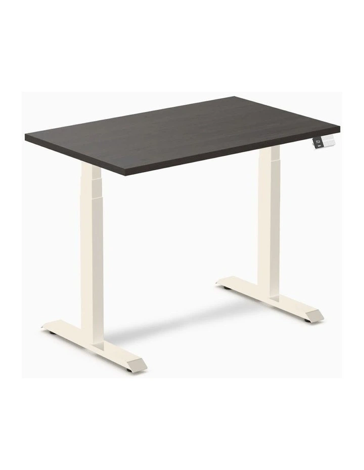 Desky Dual Melamine Sit Stand Desk image 1