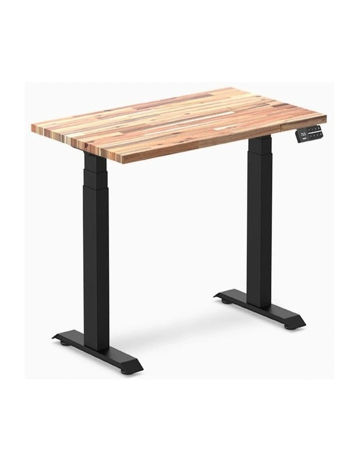 Desky Dual Mini Hardwood Sit Stand Desk image 1