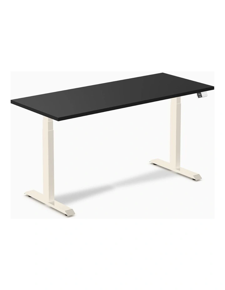 Desky Dual Melamine Sit Stand Desk image 1