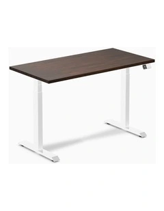 Desky Dual Rubberwood Sit Stand Desk