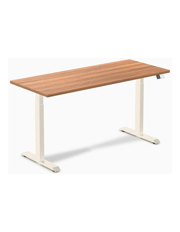 Desky Dual Melamine Sit Stand Desk image 1