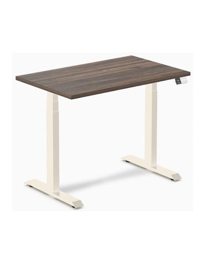 Desky Dual Melamine Sit Stand Desk image 1