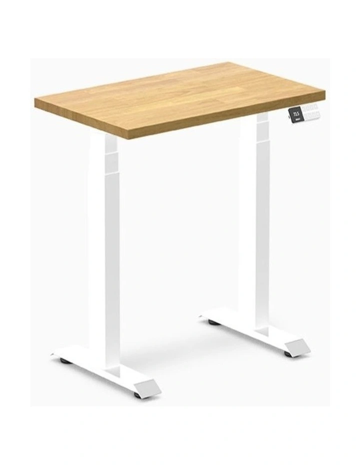 Desky Dual Mini Rubberwood Sit Stand Desk image 1