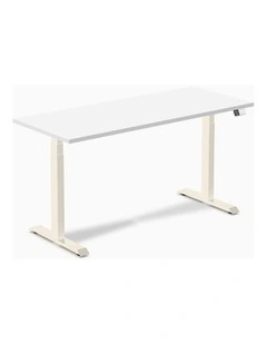 Desky Dual Melamine Sit Stand Desk