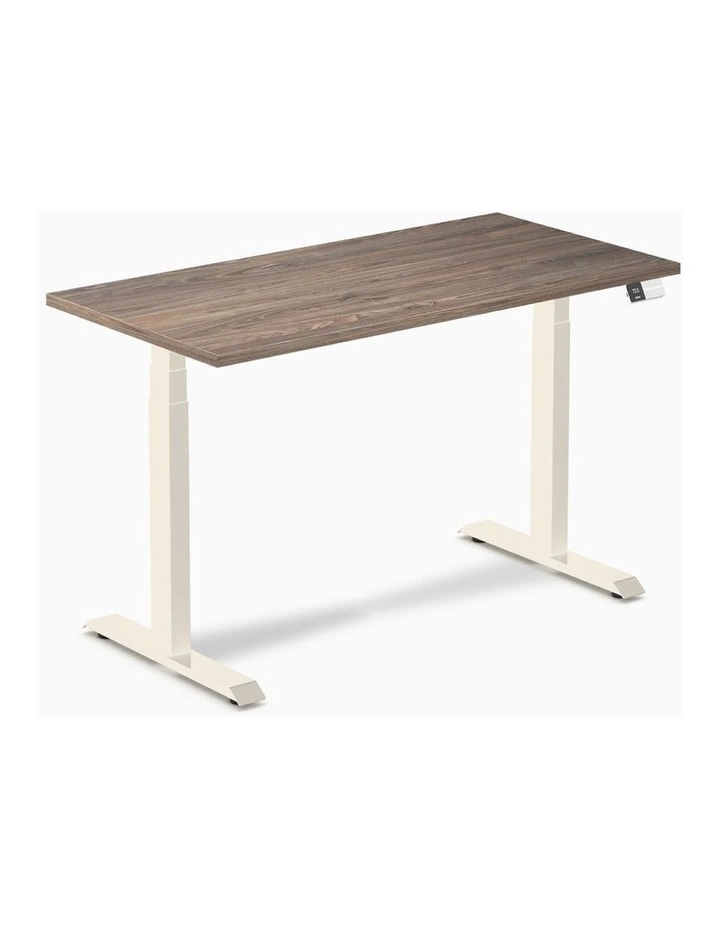 Desky Dual Melamine Sit Stand Desk image 1