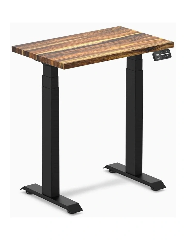 Desky Dual Mini Hardwood Sit Stand Desk image 1