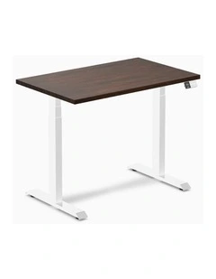 Desky Dual Rubberwood Sit Stand Desk