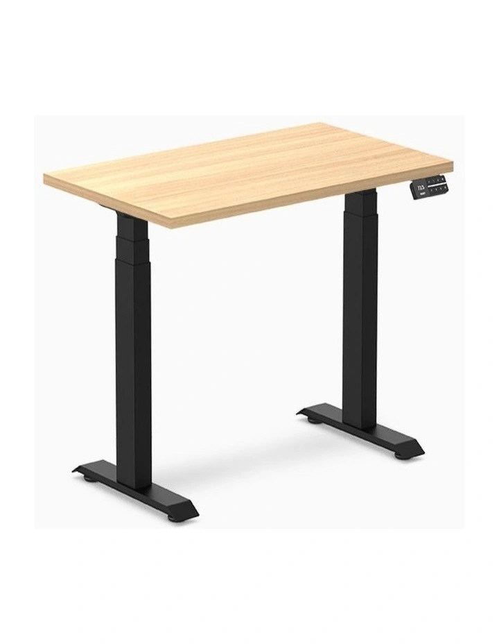 Desky Dual Mini Hardwood Sit Stand Desk image 1