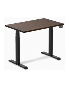 Desky Dual Rubberwood Sit Stand Desk